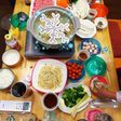 友達お宅で❤️しゃぶしゃぶパーティー❤️