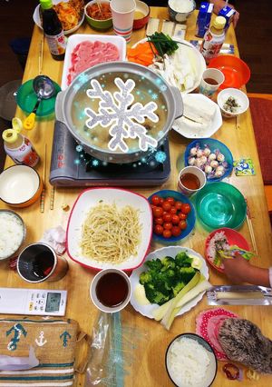 友達お宅で❤️しゃぶしゃぶパーティー❤️-レシピのメイン写真