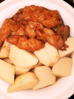 里芋と野菜天の煮物-レシピのメイン写真