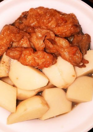 里芋と野菜天の煮物-レシピのメイン写真