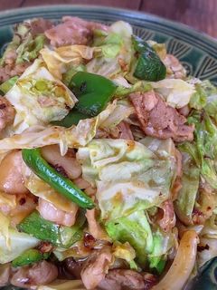 味付け簡単☆豚肉とキャベツの味噌炒め-レシピのメイン写真