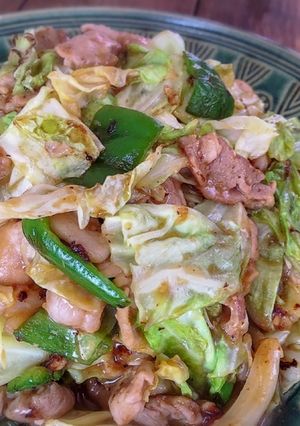 味付け簡単☆豚肉とキャベツの味噌炒め-レシピのメイン写真