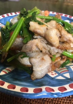 カリカリ豚肉の野菜炒め-レシピのメイン写真