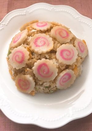 春色♡なると炒飯-レシピのメイン写真