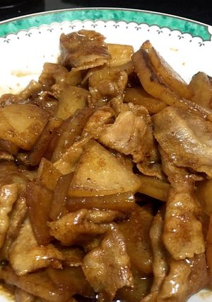 やみつき！豚バラ&大根の回鍋肉風炒め☆-レシピのメイン写真