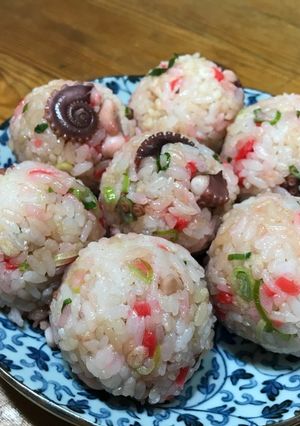 たこ焼き風おにぎり-レシピのメイン写真