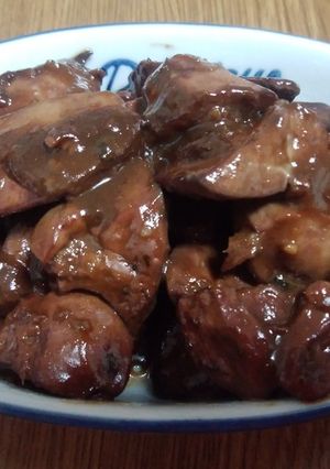柔らか鶏レバーのオレンジ煮-レシピのメイン写真
