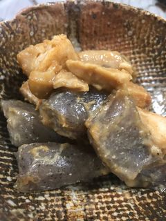 鶏肉とこんにゃくの味噌炒め-レシピのメイン写真