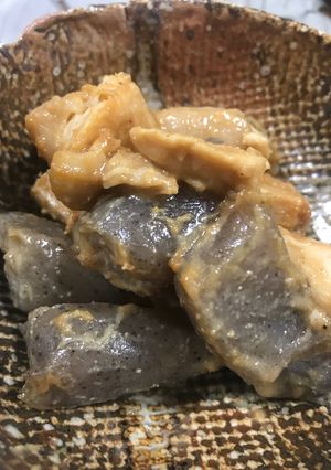 鶏肉とこんにゃくの味噌炒め-レシピのメイン写真