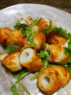 焼きちくわのパクチーサラダ-レシピのメイン写真