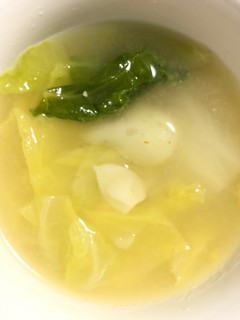 ゆり根と白菜の味噌汁-レシピのメイン写真