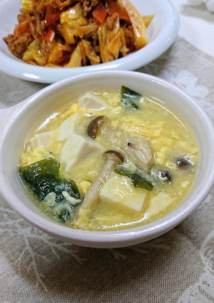 豆腐と玉子のとろみスープ-レシピのメイン写真
