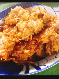 魚嫌いの為の五目魚肉団子の落とし揚げ☆-レシピのメイン写真