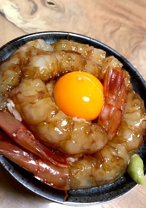 海老の漬け丼-レシピのメイン写真