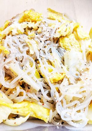 【糖質制限】明太バターパスタ 白滝仕立て-レシピのメイン写真