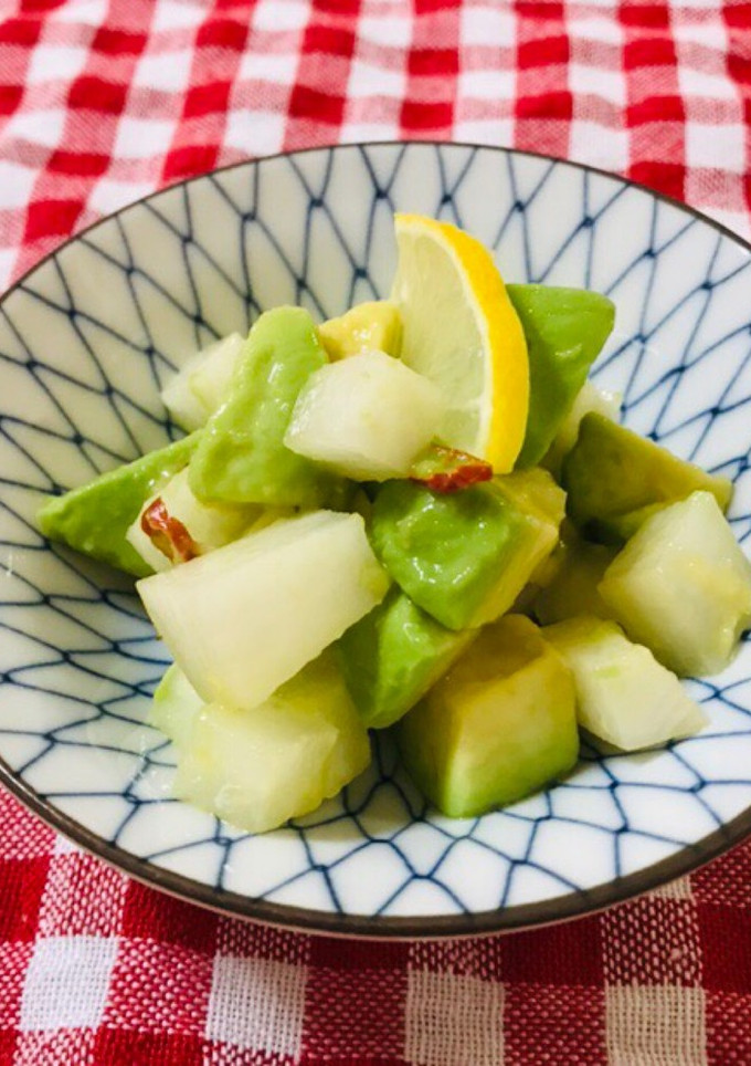 アボカドと大根のツマミ風あえもの♪-レシピのメイン写真
