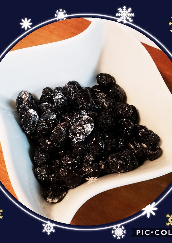 お節の黒豆を⭐炒り黒豆-レシピのメイン写真