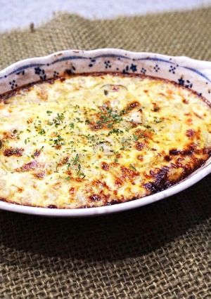 朝でも簡単♫豆ときのこのキッシュ風-レシピのメイン写真