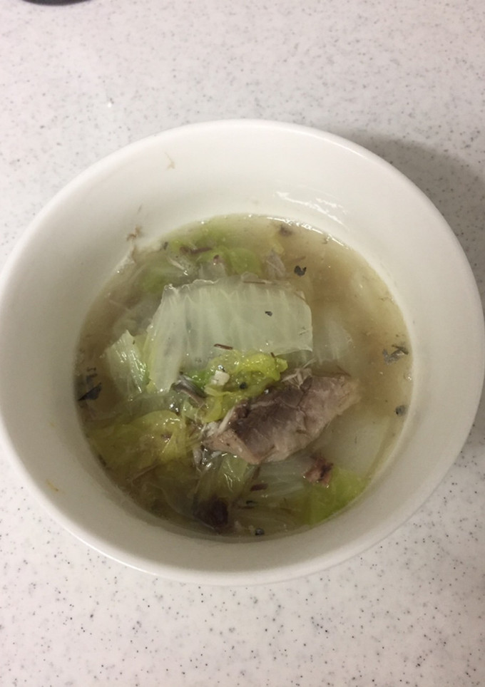 白菜とさばの水煮の生姜スープ-レシピのメイン写真