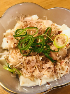 シンプル前菜●冷や奴&おかかの付け出し風-レシピのメイン写真