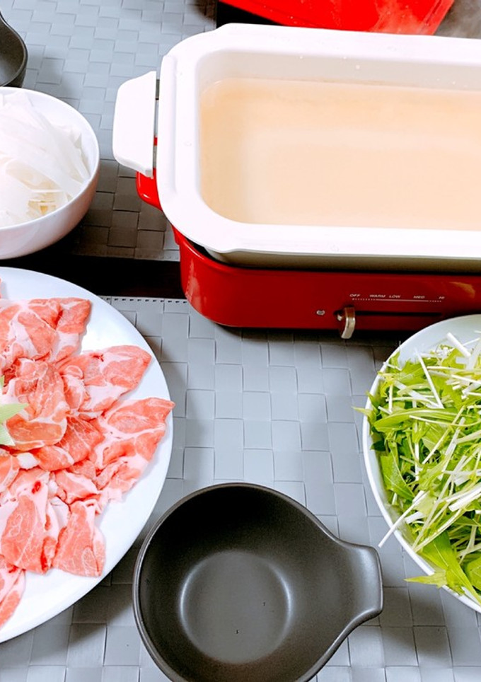 水菜と大根の簡単豚しゃぶ-レシピのメイン写真