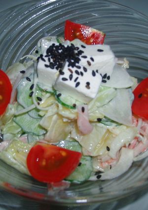 新たまと茹でキャベツのサラダ-レシピのメイン写真