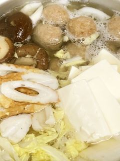 薄味の肉だんご入り鍋-レシピのメイン写真