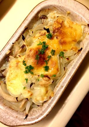♡玉ねぎとしめじのチーズ焼き♡-レシピのメイン写真