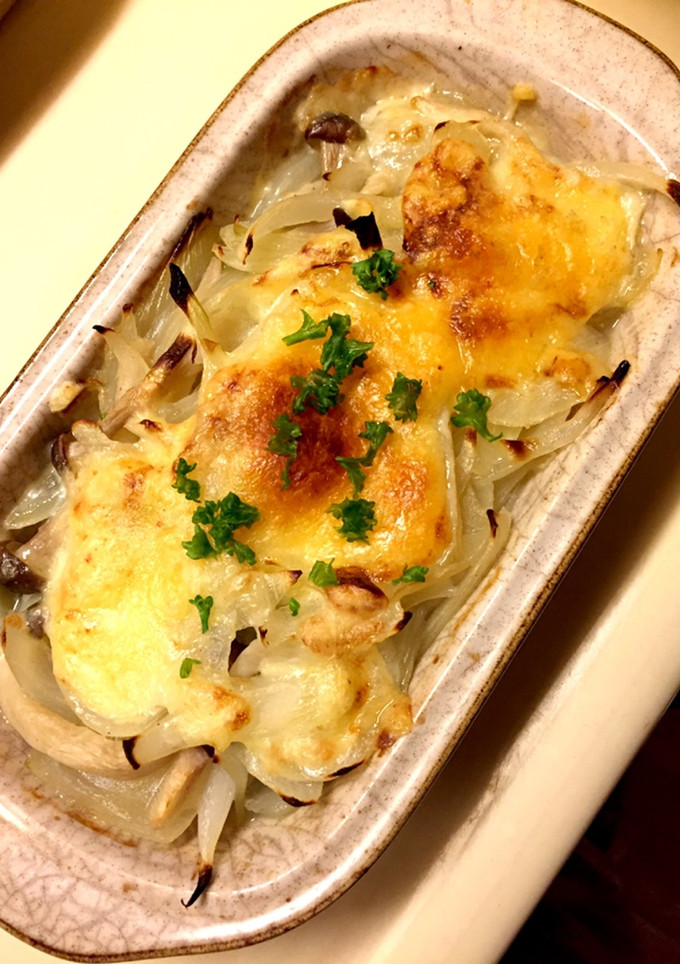 ♡玉ねぎとしめじのチーズ焼き♡-レシピのメイン写真