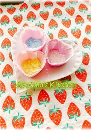 【手作り】色付き粉砂糖♡-レシピのメイン写真
