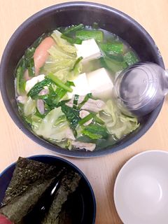1人鍋 時短!簡単! 味噌もつ鍋-レシピのメイン写真