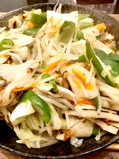 簡単☆竹輪と舞茸のタンメン風野菜炒め-レシピのメイン写真