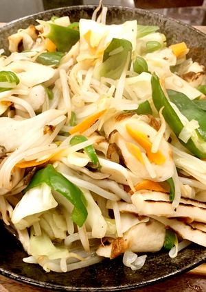 簡単☆竹輪と舞茸のタンメン風野菜炒め-レシピのメイン写真