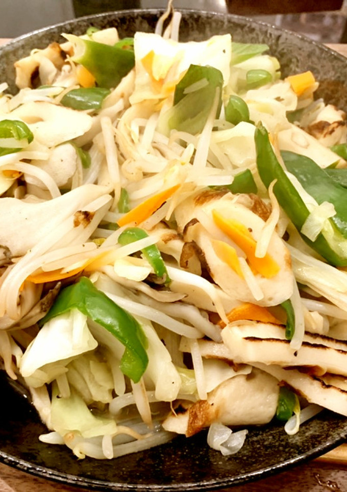 簡単☆竹輪と舞茸のタンメン風野菜炒め-レシピのメイン写真