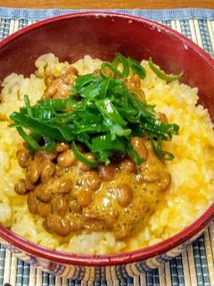 簡単朝ごはん☆納豆卵かけご飯-レシピのメイン写真
