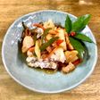 白身魚 アオハタの甘酢野菜あんかけ