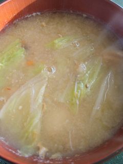 051 しもつかれアレンジ白菜の味噌汁-レシピのメイン写真