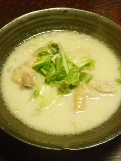 鶏肉と白菜のココナッツミルク煮・温かい!-レシピのメイン写真