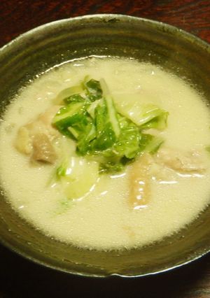 鶏肉と白菜のココナッツミルク煮・温かい！-レシピのメイン写真