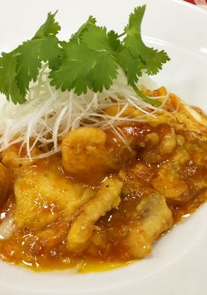 鯛のチリソース丼-レシピのメイン写真