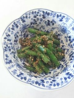 いんげんの胡麻和え-レシピのメイン写真