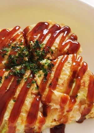 アレルゲンフリーなお好み焼き♪-レシピのメイン写真