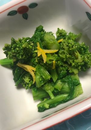 菜の花の柚子香和え-レシピのメイン写真