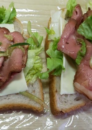 ☆ローストビーフ☆のサンドイッチ-レシピのメイン写真