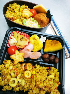 ヤミツキ☆ツナとちくわのカレー炒飯-レシピのメイン写真