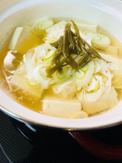 大根おろし汁で☆温かいお豆腐スープ-レシピのメイン写真