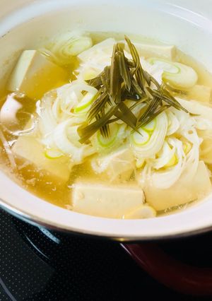 大根おろし汁で☆温かいお豆腐スープ-レシピのメイン写真
