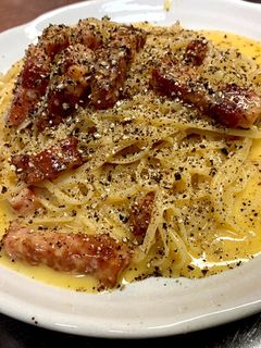 カルボナーラ(生クリーム、牛乳不使用)-レシピのメイン写真