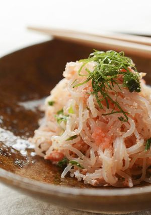 だしバターで明太しらたき-レシピのメイン写真