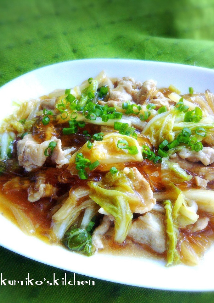 とろ～り白菜豚肉の中華炒め煮-レシピのメイン写真
